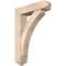 Ekena Millwork Thorton Arts and Crafts Smooth Bracket w/ Offset Brace, Douglas Fir, 7 1/2"W x 30"D x 42"H BKT0806X30X42THR03SDF - alternate 1